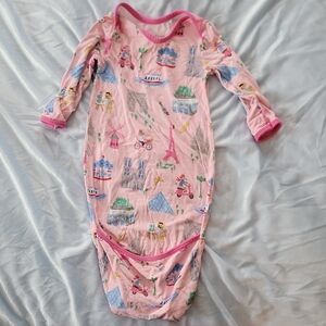 Little Sleepies Weekend In Paris Infant Gown NB SIZE